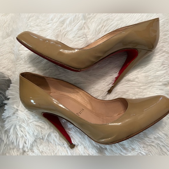 Christian Louboutin Decollete Patent Leather Heels/Pumps - Picture 9 of 16